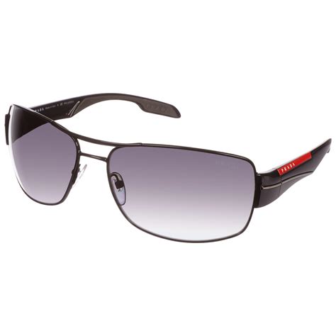 prada sunglasses leni rossa polarized ps53ns|Prada Linea Rossa Men's PS 53NS Sunglasses Black/Polar Grey .